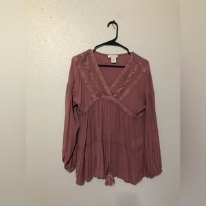 Long sleeve blouse
